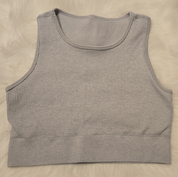 Medium Grey crop top - Picture 1 of 2